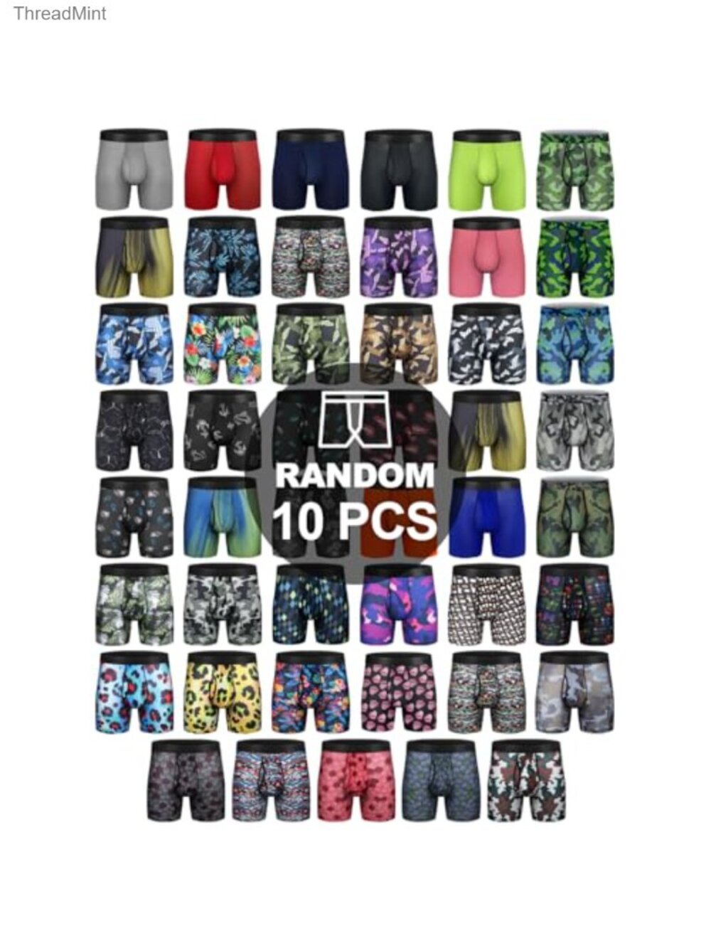 Mens Boxer Briefs Mesh Performance Sport Underwear Moisture Wicking